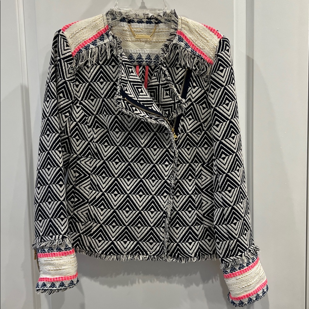 Trina Turk Textured Knit with Gold Accents